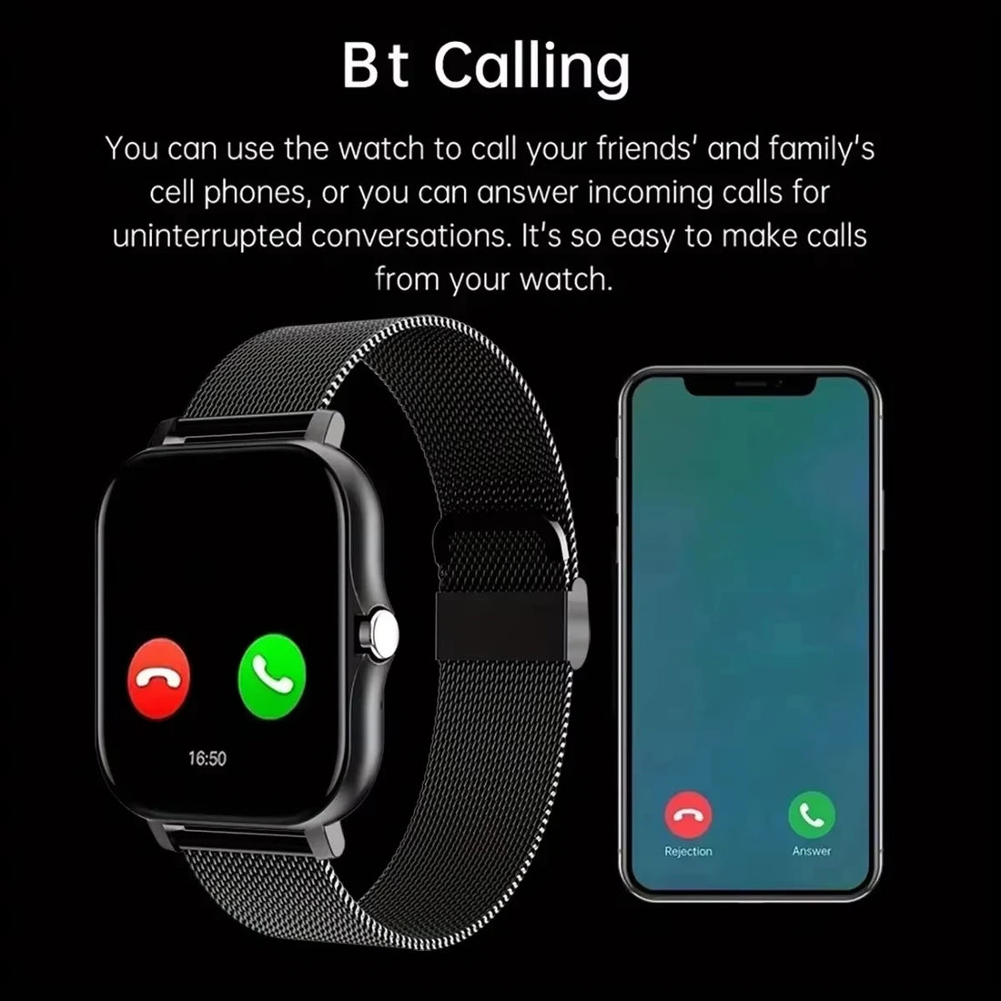 Full-Touch GPS Sports Smartwatch