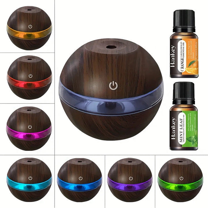 1pc Rattan-Style Aroma Diffuser with Auto Shut-Off
