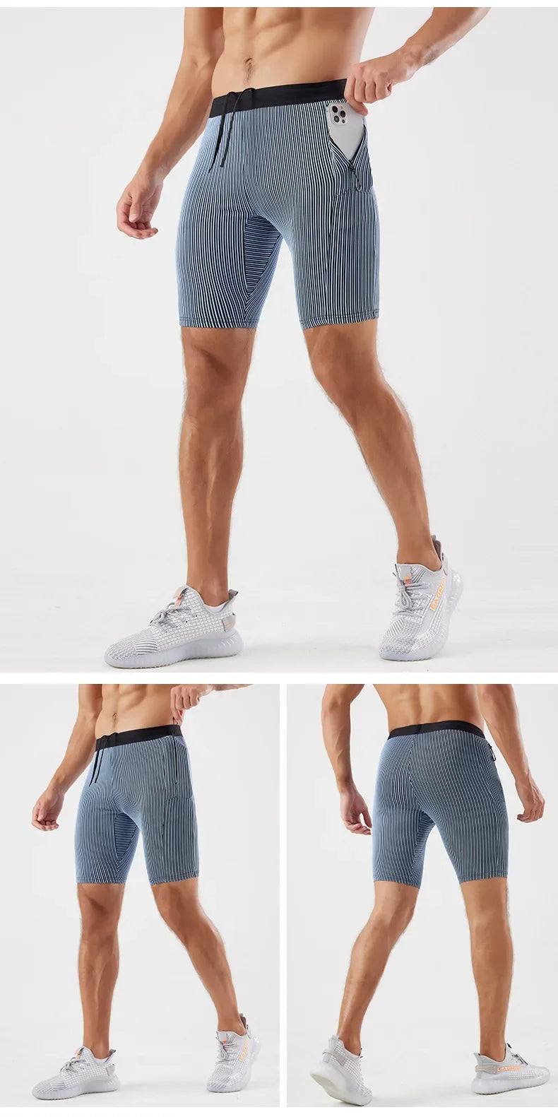 Unisex Quick-Dry Running Tight Shorts