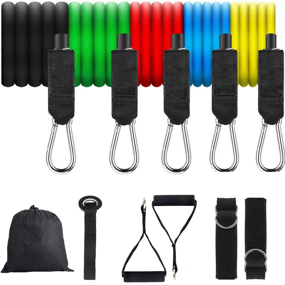 11Pcs Resistance Bands Set – Home Gym Expander
