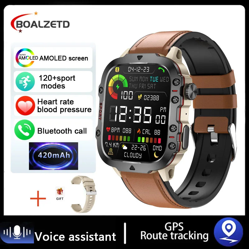 Military Smart Watch for Men: