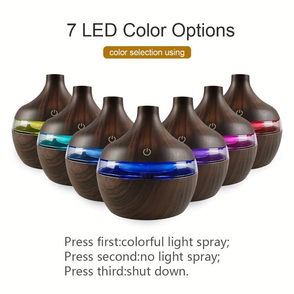 1pc Rattan-Style Aroma Diffuser with Auto Shut-Off