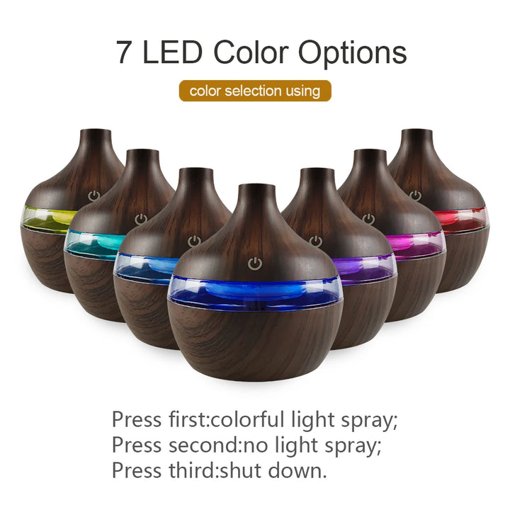 300ml USB LED Aromatherapy Humidifier