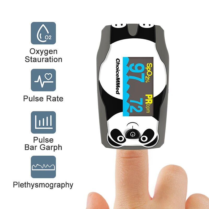 ChoiceMMed Pediatric OLED Finger Pulse Oximeter