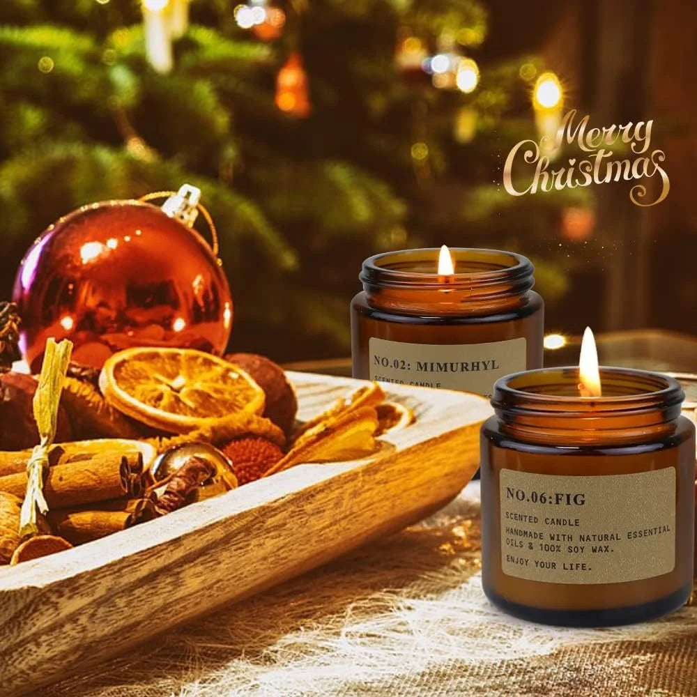 6-Pack Soy Wax Aromatherapy Candle Gift Set