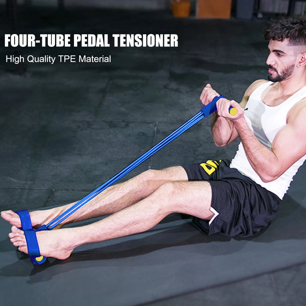 Pedal Resistance Band Sit-Up Trainer