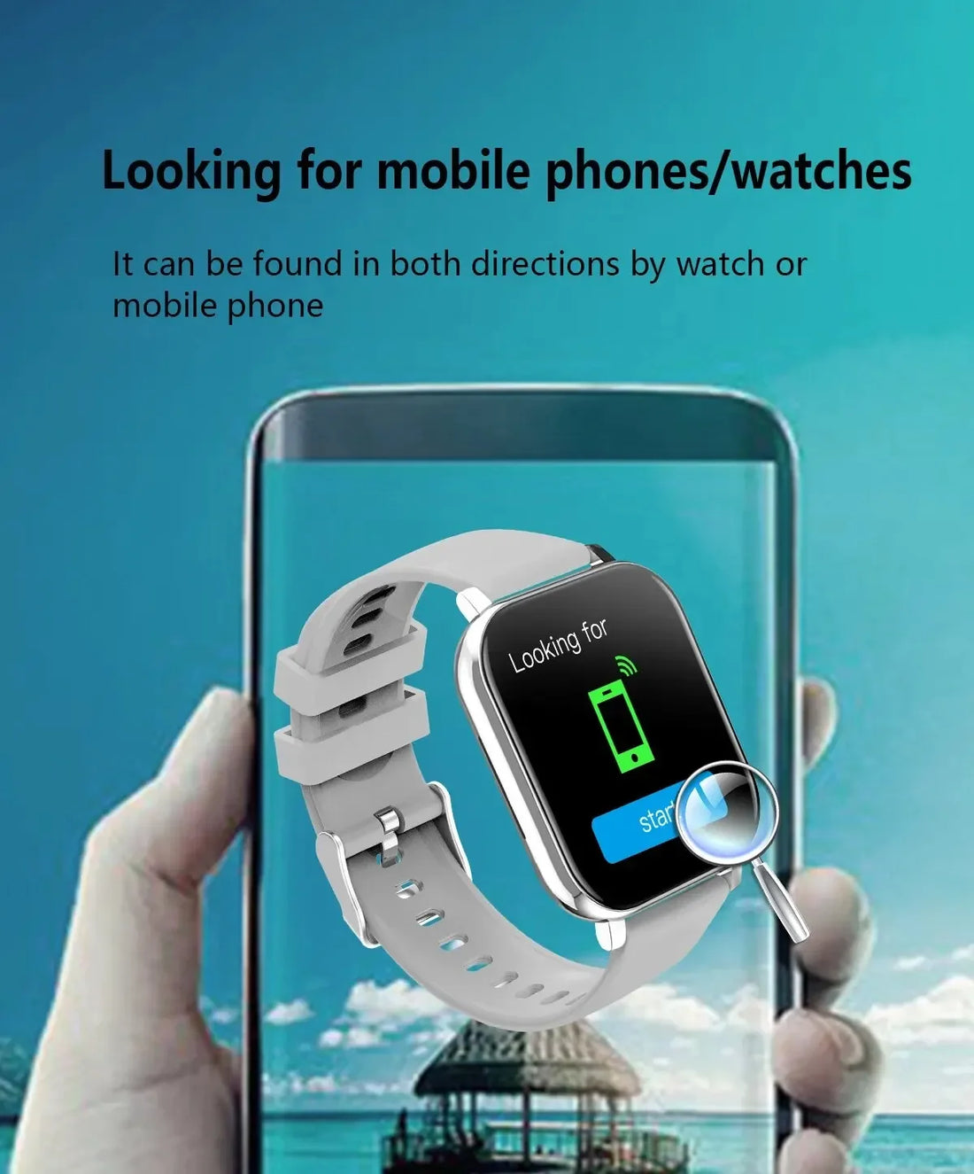 Full-Touch GPS Sports Smartwatch