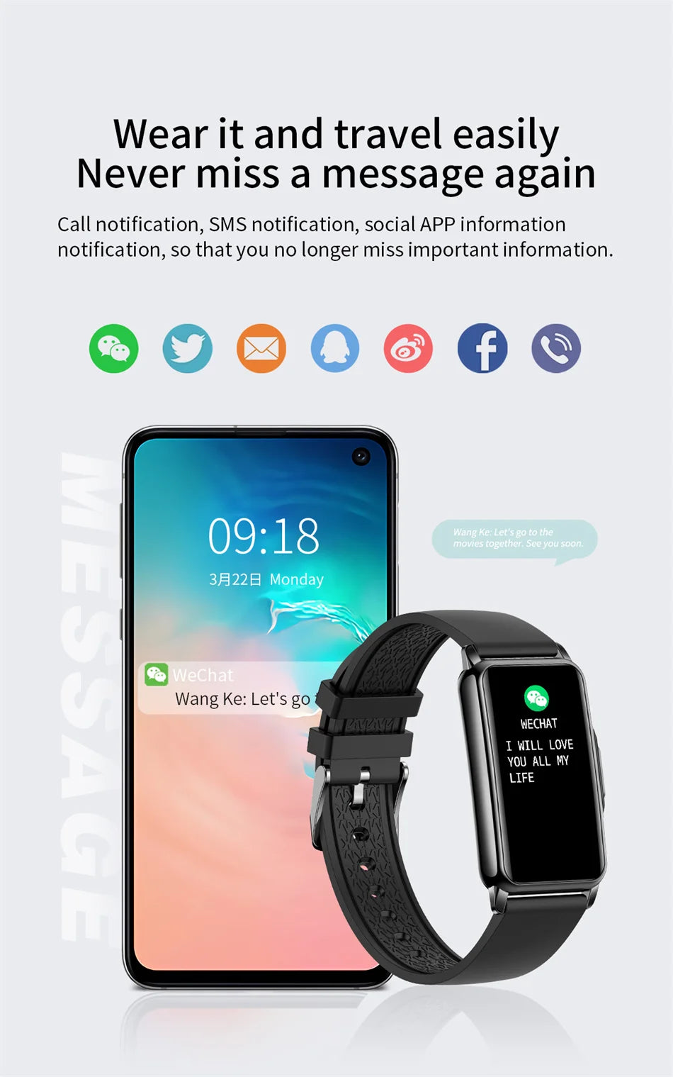 Full-Touch GPS Sports Smartwatch