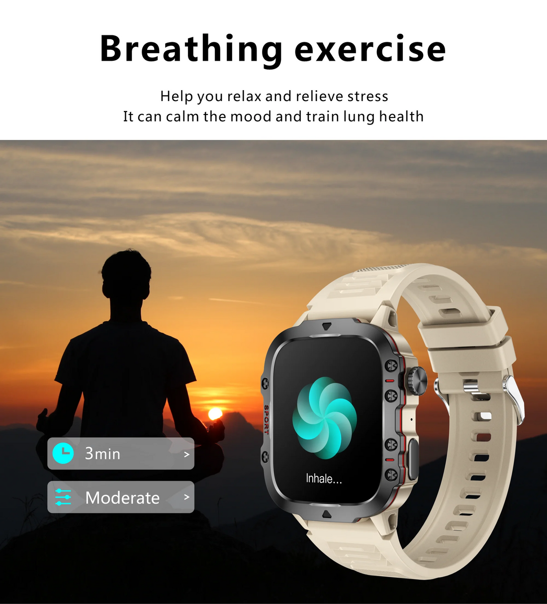 Military Smart Watch for Men: