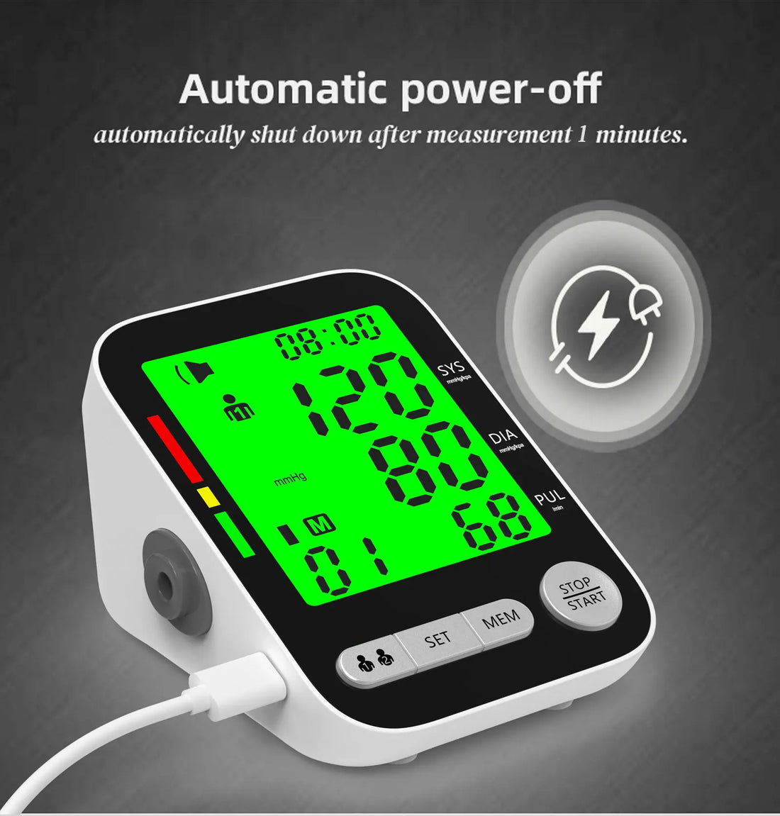 High Accuracy Digital Blood Pressure Monitor