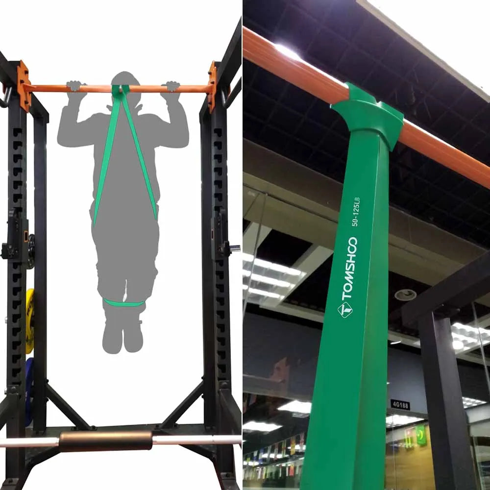 5PCS Pull-Up Assist & Resistance Bands Set