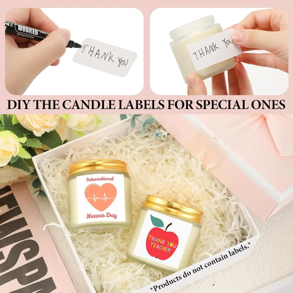 50-Pack 3.5oz Mini Mason Scented Candle Set – 10 Fragrances