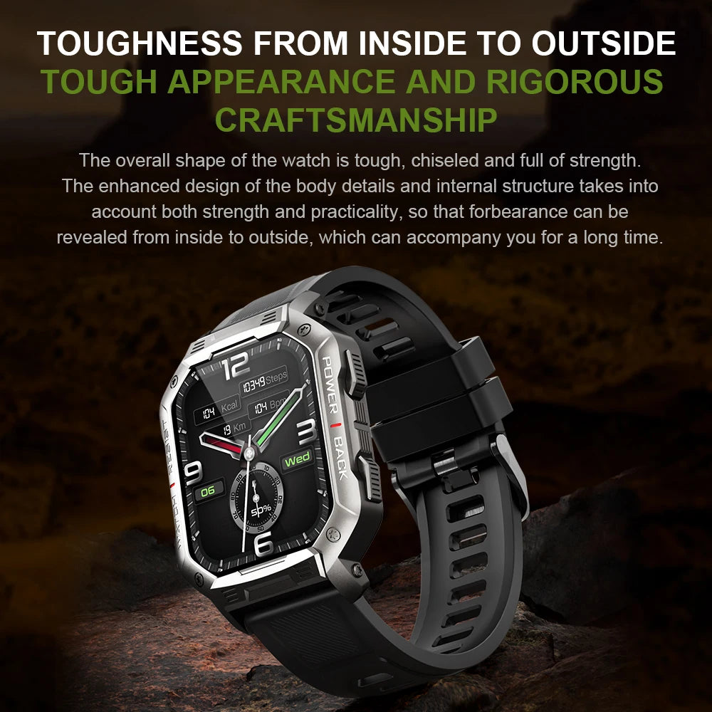 KUMI U3 Pro Smartwatch – 1.83″, 3‑Proof & Call-Enabled