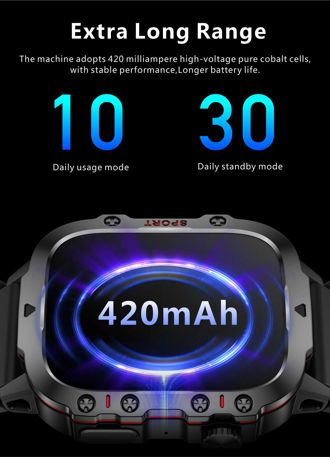 Military Smart Watch for Men: