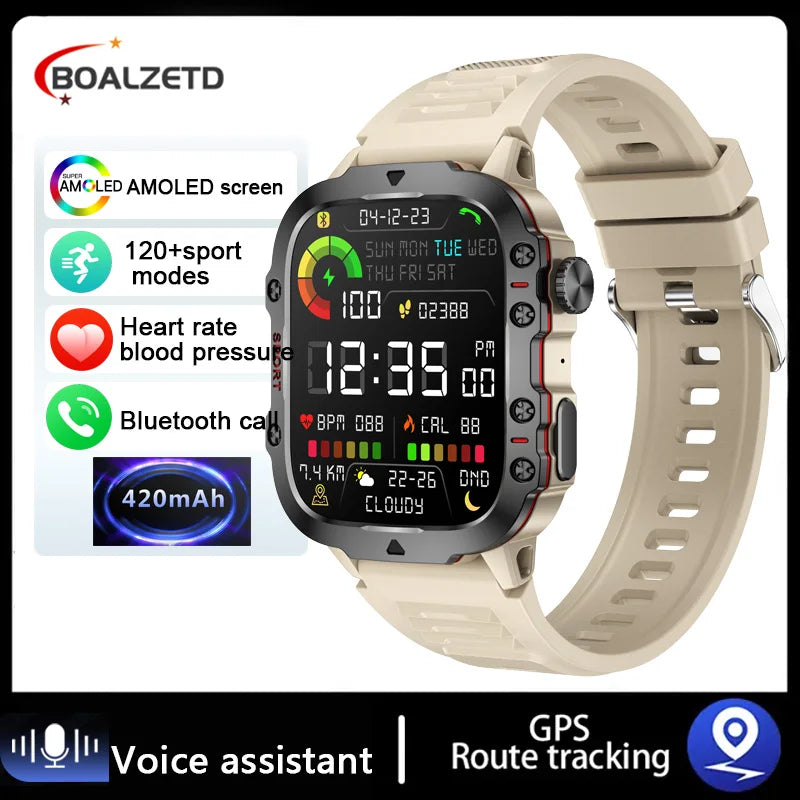Military Smart Watch for Men: