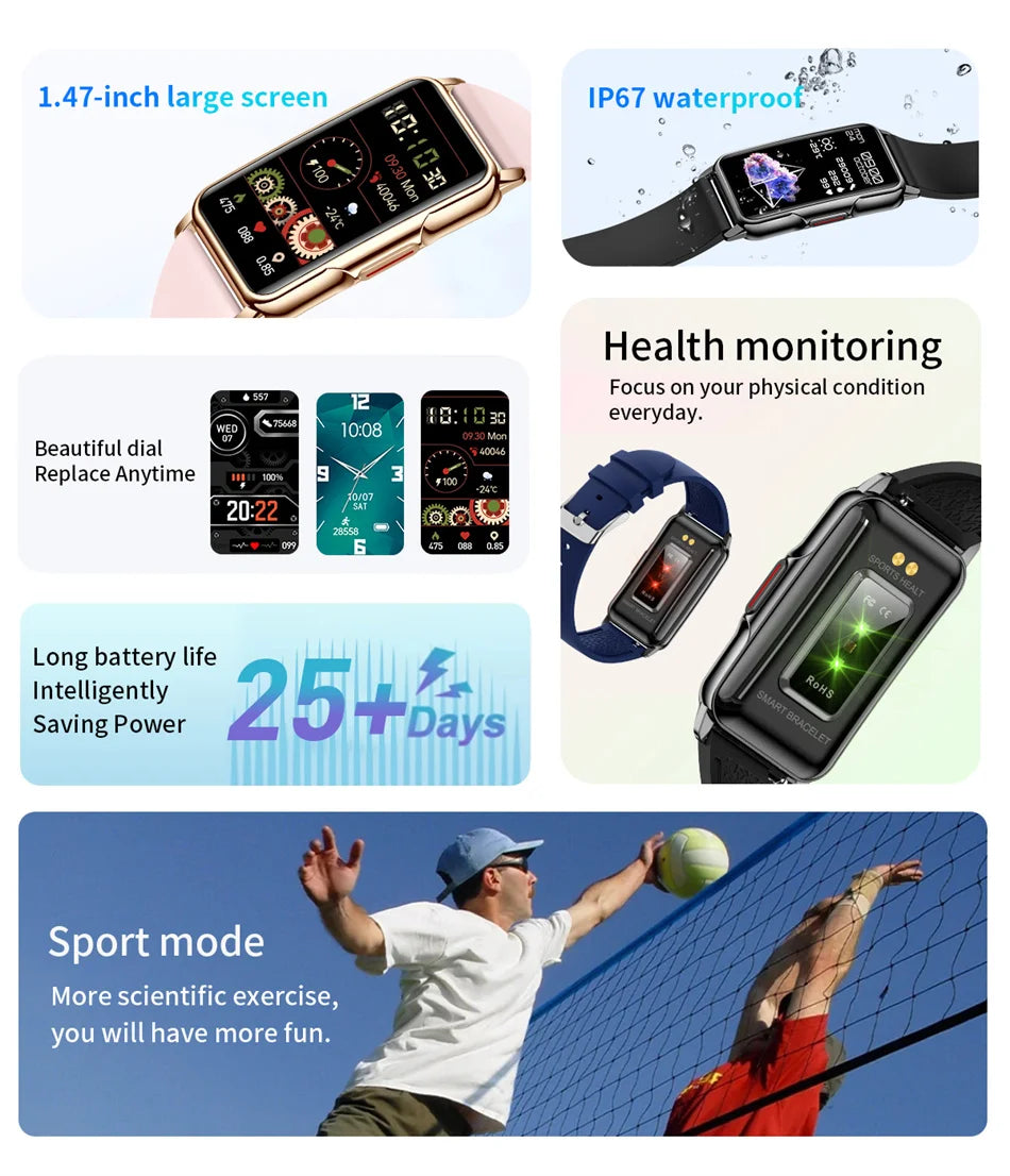 Full-Touch GPS Sports Smartwatch